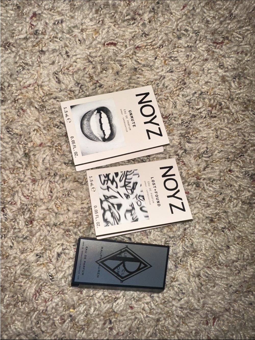 NOYZ & Mini Fl Sample Set - Black, Pale Pink